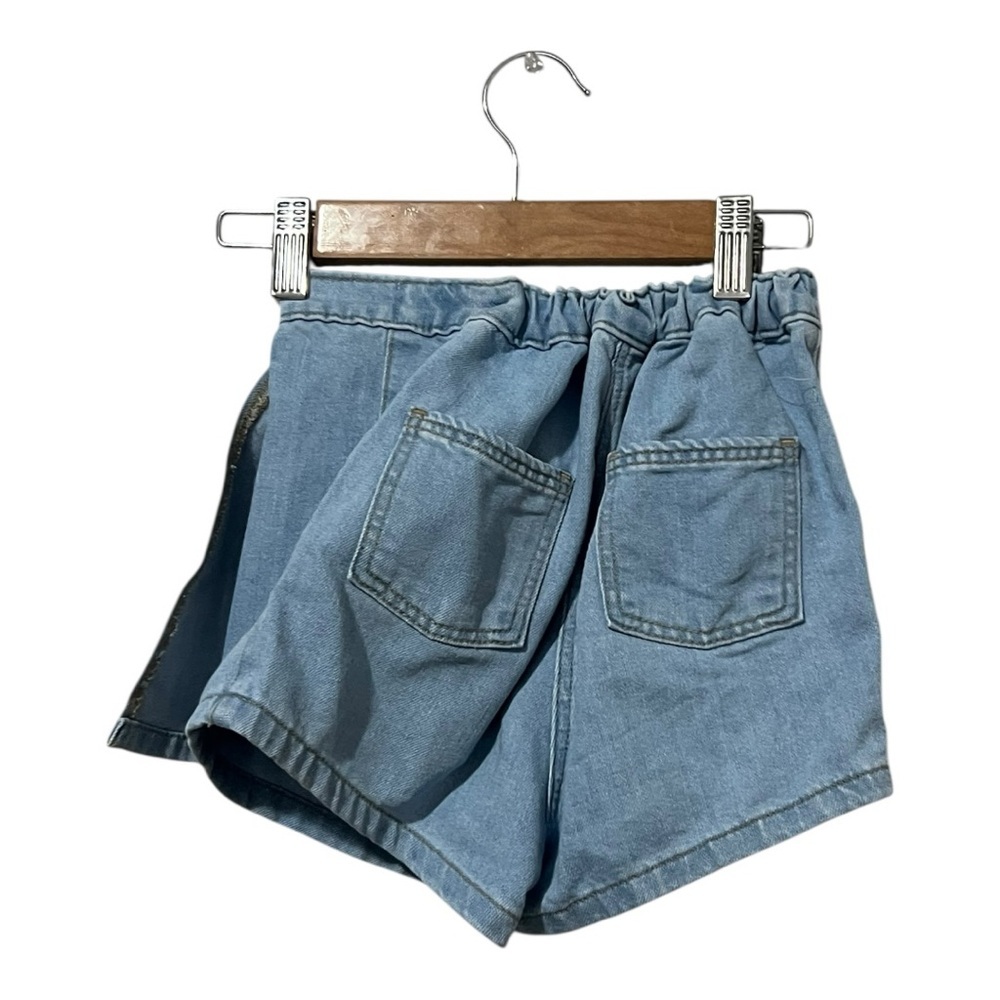 H&M Embroidered Skort Girls Size 4T Flower Fruit Miffy Bunny Adjustable Waist - Picture 3 of 7